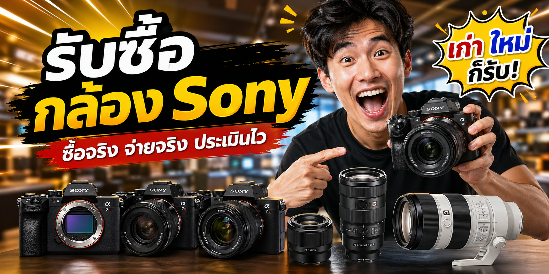 รับซื้อกล้อง Sony